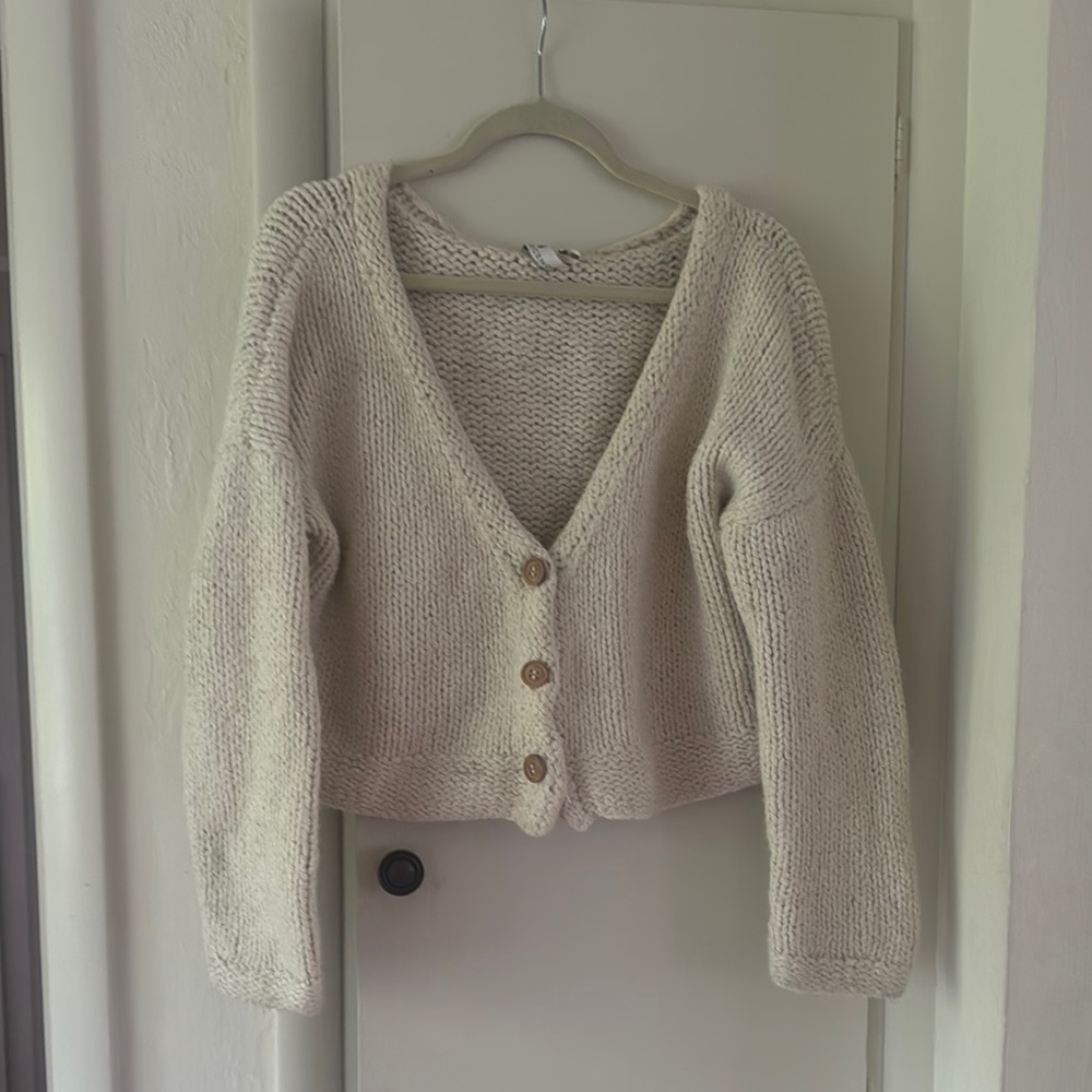 Indigenous Cozy Cream Knit Sweater